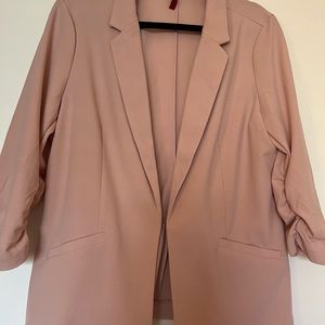Womens blush pink blazer